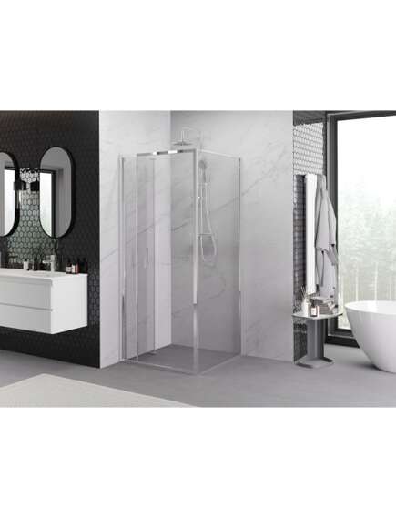 Mexen Exo kabina prysznicowa składana 90 x 90 cm, transparent, chrom - 816-090-090-01-00, 3 image