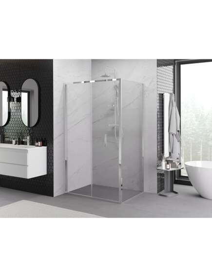 Mexen Exo kabina prysznicowa składana 75 x 90 cm, transparent, chrom - 816-075-090-01-00, 2 image