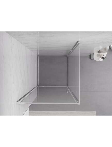 Mexen Exo kabina prysznicowa uchylna 90 x 90 cm, transparent, chrom - 817-090-090-01-00, изображение 5