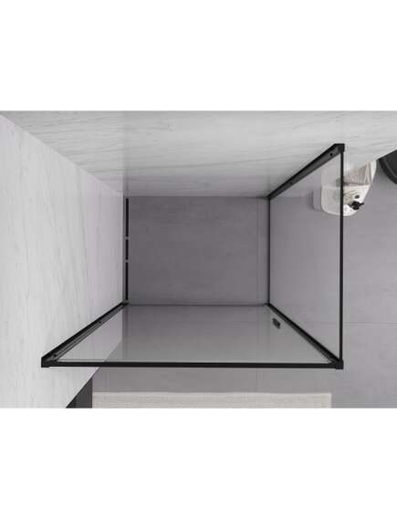 Mexen Exo kabina prysznicowa uchylna 85 x 75 cm, transparent, czarna - 817-085-075-70-00, 5 image