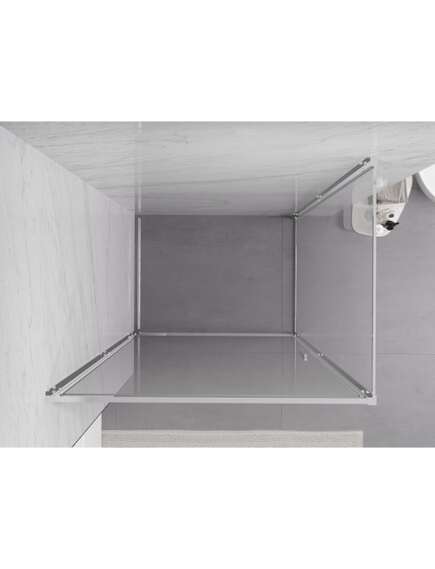 Mexen Exo kabina prysznicowa uchylna 100 x 90 cm, transparent, chrom - 817-100-090-01-00, 5 image