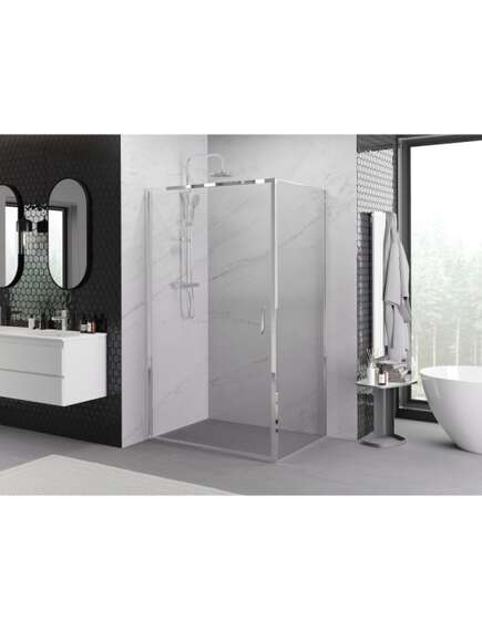 Mexen Exo kabina prysznicowa uchylna 95 x 90 cm, transparent, chrom - 817-095-090-01-00, изображение 2