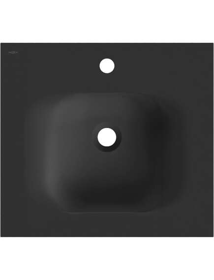Mexen Vela umywalka wpuszczana w blat 46 x 46,5 cm, czarny mat - 25234571, 2 image