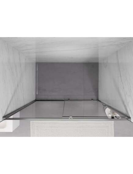 Mexen Exo drzwi prysznicowe rozsuwane 145 cm, transparent, chrom - 8151-145-000-01-00, 5 image