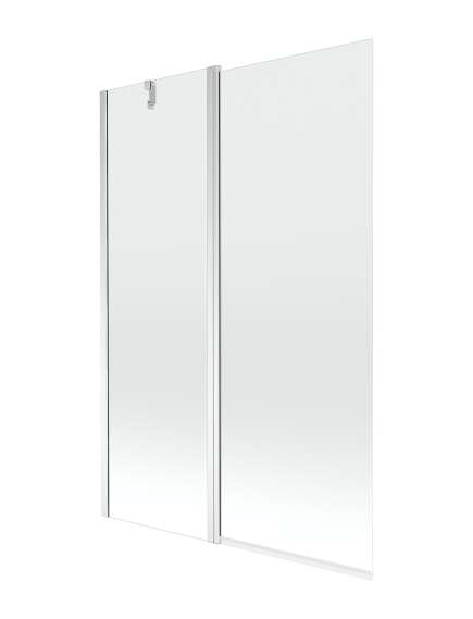 Mexen Flip parawan nawannowy 1-skrzydłowy 120 x 150 cm, transparent, chrom - 894-120-101-01-00