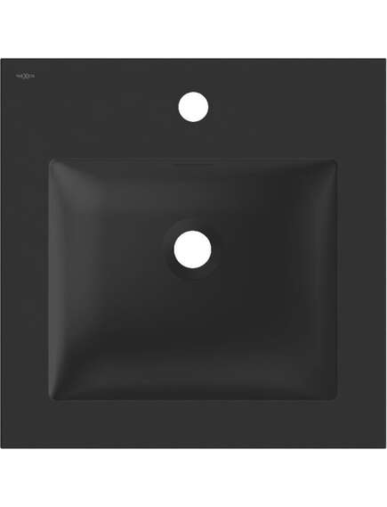 Mexen Otis umywalka wpuszczana w blat 46 x 46,5 cm, czarna mat - 25184571, 2 image