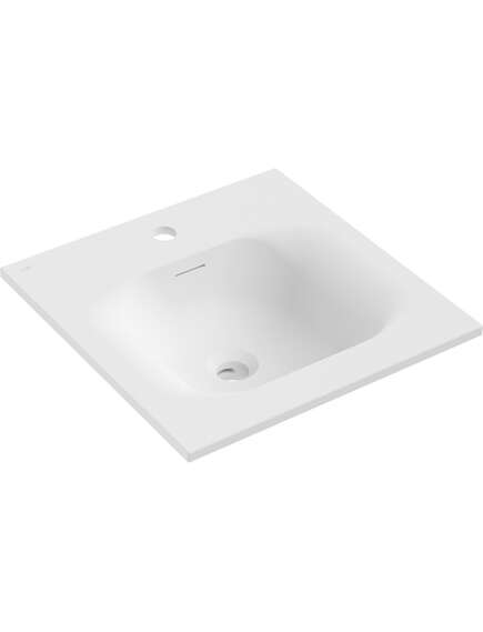 Mexen Vela umywalka wpuszczana w blat 46 x 46,5 cm, biała mat - 25234501