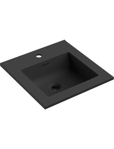 Mexen Otis umywalka wpuszczana w blat 46 x 46,5 cm, czarna mat - 25184571