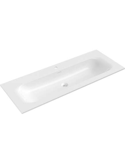 Mexen Vela umywalka wpuszczana w blat 121 x 46,5 cm, biała połysk - 25231200