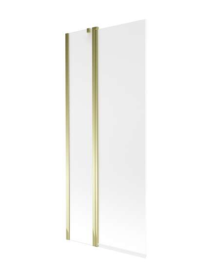 Mexen Flip parawan nawannowy 1-skrzydłowy 80 x 150 cm, szron, złoty - 894-080-101-50-30