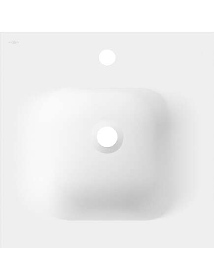 Mexen Vela umywalka wpuszczana w blat 46 x 46,5 cm, biała mat - 25234501, 2 image