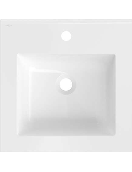 Mexen Otis umywalka wpuszczana w blat 46 x 46,5 cm, biała połysk - 25184500, 2 image