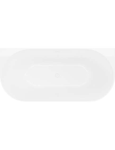 Mexen Oval Slim wanna wolnostojąca przyścienna 170 x 80 cm, biała, przelew biały - 52661708000-20, изображение 2