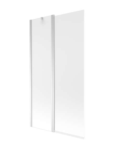 Mexen Flip parawan nawannowy 1-skrzydłowy 100 x 150 cm, szron, chrom - 894-100-101-01-30