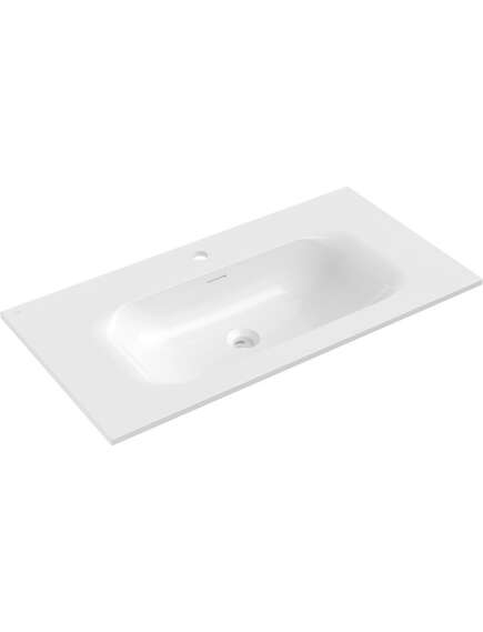Mexen Vela umywalka wpuszczana w blat 91 x 46,5 cm, biała połysk - 25239000