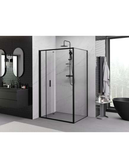 Mexen Exo kabina prysznicowa składana 70 x 85 cm, transparent, czarna - 816-070-085-70-00, изображение 3