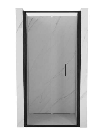 Mexen Exo drzwi prysznicowe składane 95 cm, transparent, czarne - 816-095-000-70-00