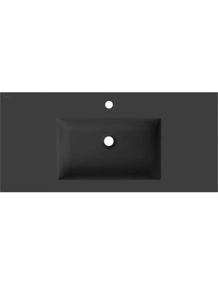 Mexen Otis umywalka wpuszczana w blat 101 x 46,5 cm, czarna mat - 25181071, 2 image