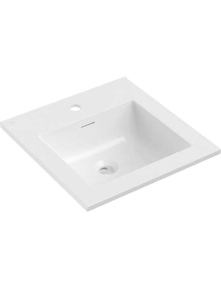 Mexen Otis umywalka wpuszczana w blat 46 x 46,5 cm, biała połysk - 25184500