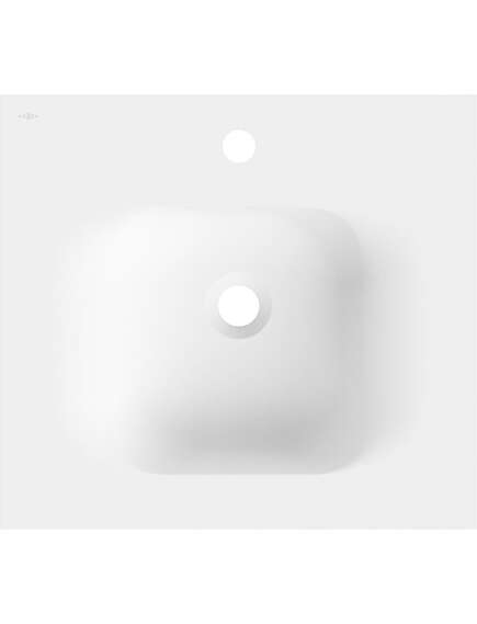 Mexen Vela umywalka wpuszczana w blat 51 x 46,5 cm, biała mat - 25235001, 2 image