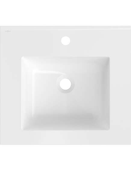 Mexen Otis umywalka wpuszczana w blat 51 x 46,5 cm, biała połysk - 25185000, 2 image