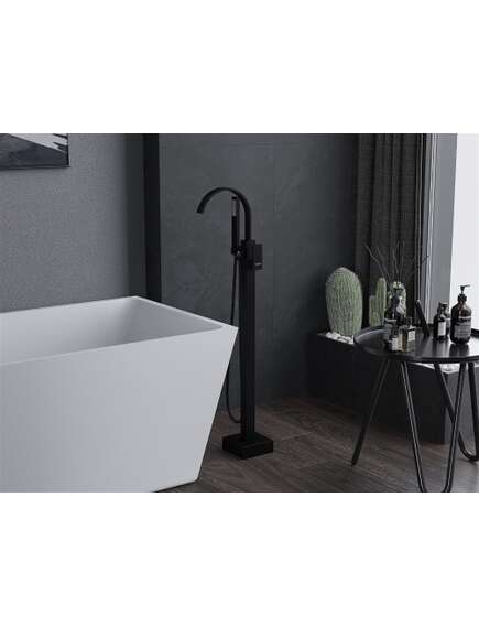Mexen Veda wolnostojąca bateria wannowa, czarna - 75433-70, 2 image