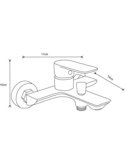 Mexen Alfa DQ40 zestaw wannowy, złoty - 745703DQ40-50, 3 image