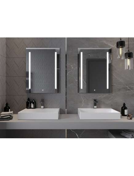 Mexen Remi lustro łazienkowe podświetlane 60 x 80 cm, LED 6000K, antypara - 9804-060-080-611-00, 4 image