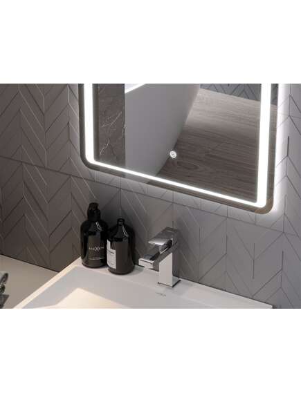 Mexen Zusa lustro łazienkowe podświetlane 120 x 80 cm, LED 6000K, antypara - 9808-120-080-611-00, изображение 5