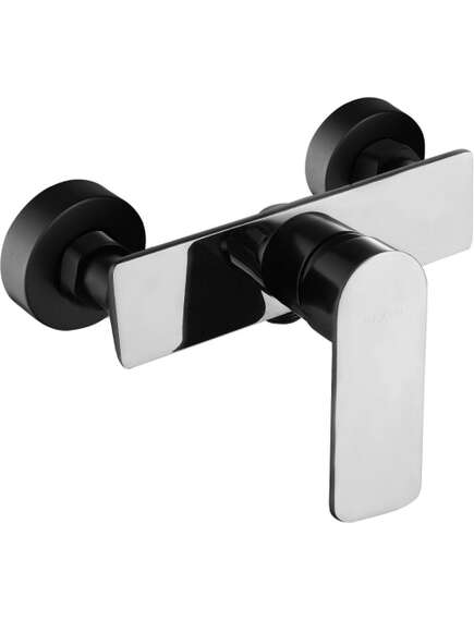 Mexen Alfa bateria prysznicowa, czarna/chrom - 745740-71