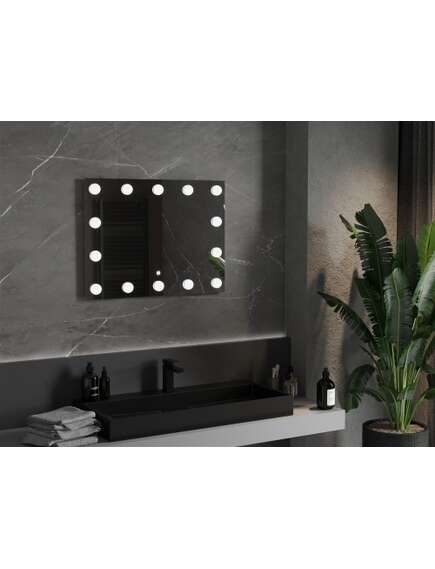 Mexen Dona lustro łazienkowe podświetlane 80 x 60 cm, LED 6000K, antypara - 9818-080-060-611-00, 2 image