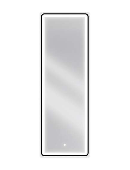 Mexen Coro lustro łazienkowe podświetlane 50 x 150 cm, LED 6000K, antypara, czarna rama - 9817-050-150-611-70