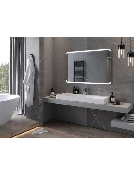 Mexen Nida lustro łazienkowe podświetlane 120 x 80 cm, LED 6000K, antypara - 9806-120-080-611-00, 3 image