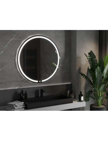 Mexen Rose lustro łazienkowe podświetlane, okrągłe 100 cm, LED 6000K, antypara - 9810-100-100-611-00, изображение 2
