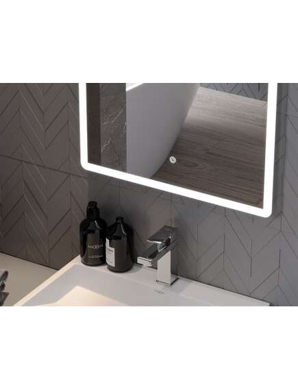 Mexen Navia lustro łazienkowe podświetlane 60 x 80 cm, LED 6000K, antypara - 9803-060-080-611-00, 5 image