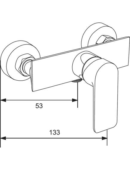 Mexen Alexa DQ40 zestaw prysznicowy, złoty - 71204DQ40-50, 3 image