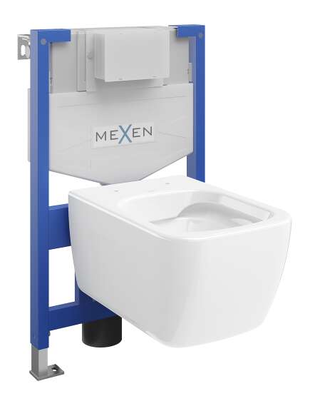 Mexen zestaw podtynkowy WC stelaż Fenix XS-F z miską WC Margo, biały - 6803342XX00
