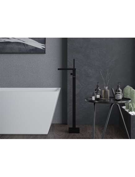 Mexen Algar wolnostojąca bateria wannowa, czarna - 75733-70, изображение 4