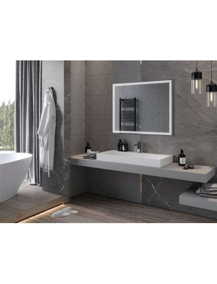 Mexen Taco lustro łazienkowe podświetlane 100 x 80 cm, LED 6000K, antypara - 9805-100-080-611-00, 3 image