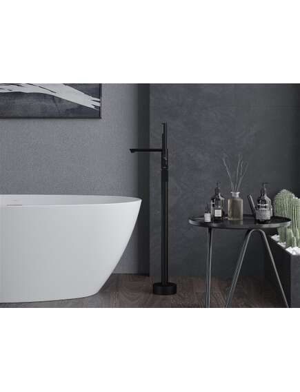 Mexen Leda wolnostojąca bateria wannowa, czarna - 75633-70, изображение 4