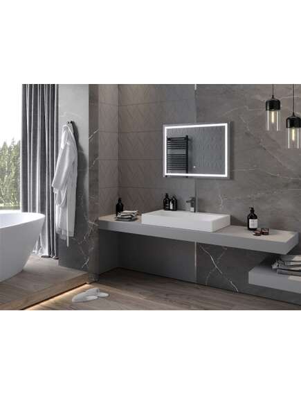 Mexen Miko lustro łazienkowe podświetlane 80 x 60 cm, LED 6000K, antypara - 9819-080-060-611-00, 3 image