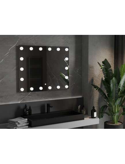 Mexen Dona lustro łazienkowe podświetlane 100 x 80 cm, LED 6000K, antypara - 9818-100-080-611-00, 2 image