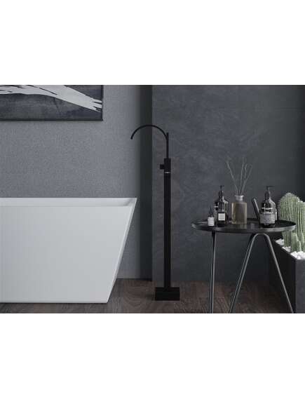 Mexen Veda wolnostojąca bateria wannowa, czarna - 75433-70, 4 image