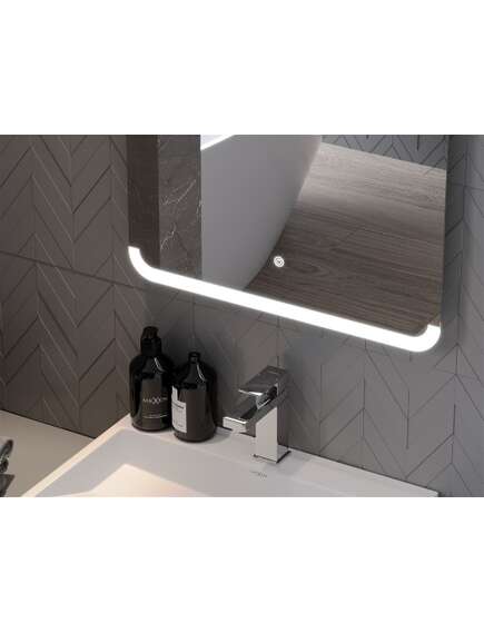 Mexen Nida lustro łazienkowe podświetlane 60 x 80 cm, LED 6000K, antypara - 9806-060-080-611-00, 5 image