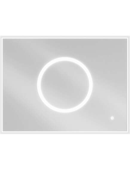 Mexen Koga lustro łazienkowe podświetlane 80 x 60 cm, LED 6000K, antypara - 9821-080-060-611-00