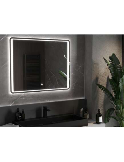 Mexen Zusa lustro łazienkowe podświetlane 100 x 80 cm, LED 6000K, antypara - 9808-100-080-611-00, 2 image