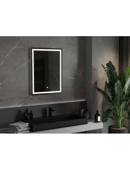 Mexen Miko lustro łazienkowe podświetlane 60 x 80 cm, LED 6000K, antypara - 9819-060-080-611-00, 2 image