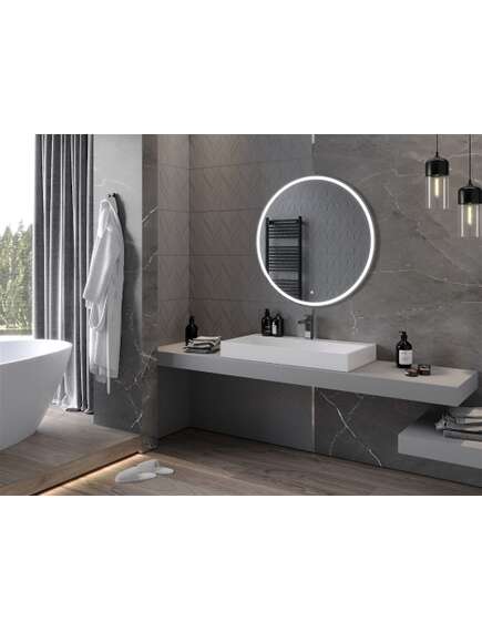 Mexen Gobi lustro łazienkowe podświetlane, okrągłe 90 cm, LED 6000K, antypara - 9801-090-090-611-00, изображение 3