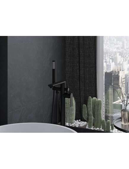 Mexen Leda wolnostojąca bateria wannowa, czarna - 75633-70, изображение 3