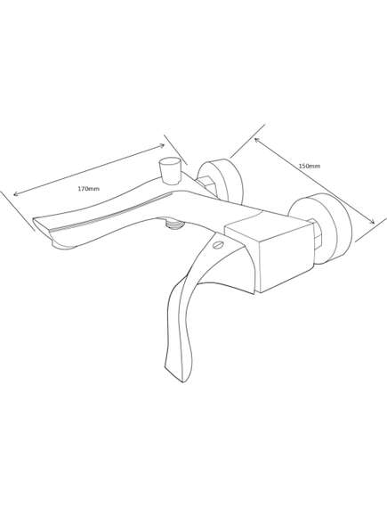 Mexen Estrella DQ02 zestaw wannowy, złoty - 72213DQ02-50, 2 image